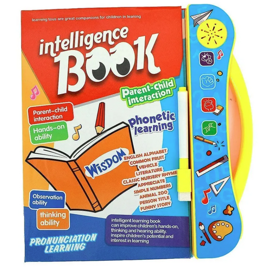 Intelligence Book – Interactive Musical Learning Toy for Kids (3+ Years)